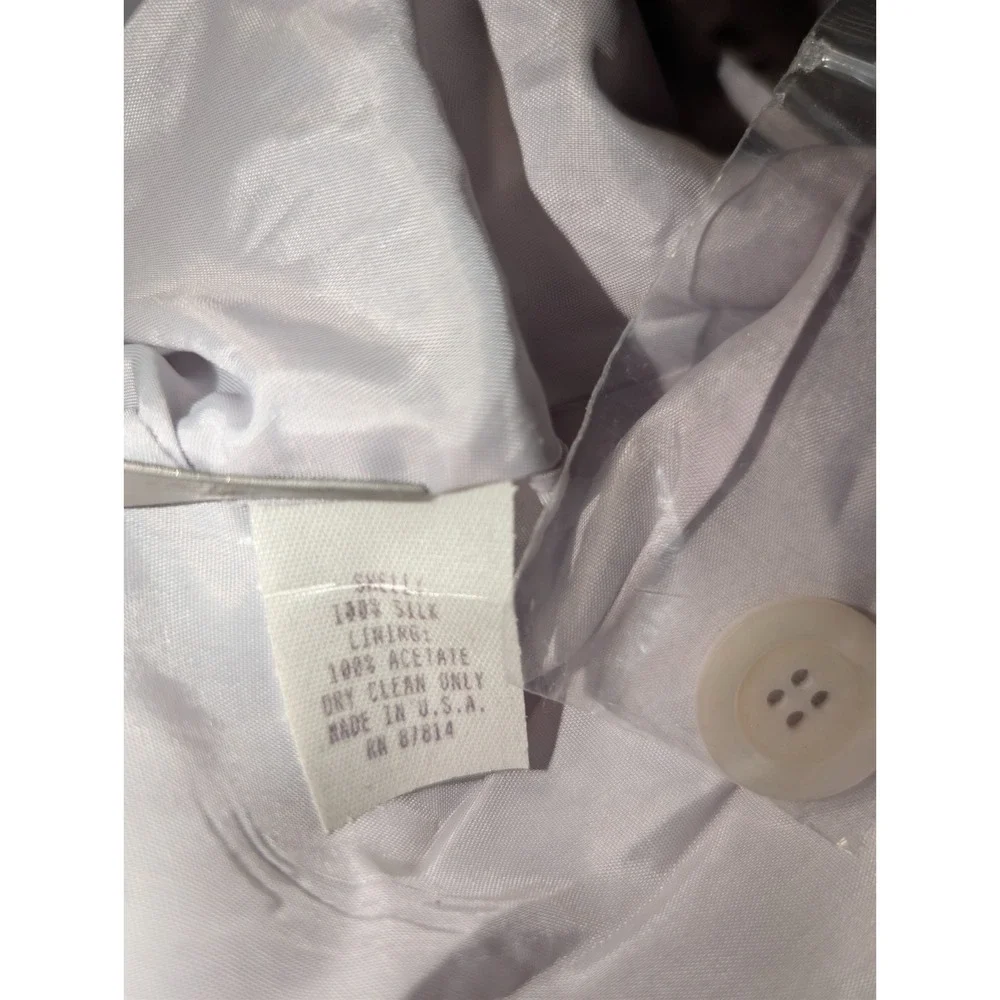 Neiman Marcus Women's Vintage Cream Silk Blazer Size 12